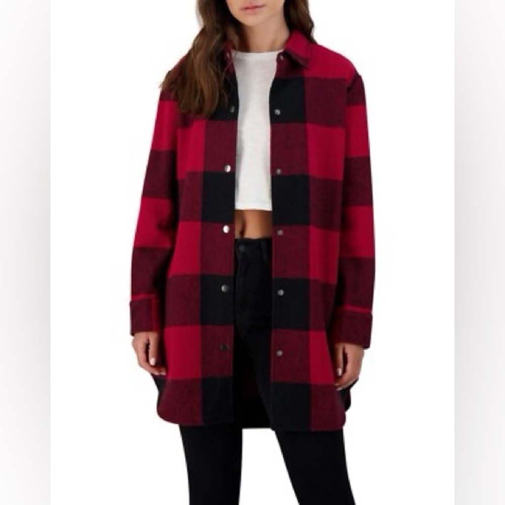 NWT BB Dakota Steve Madden Plaid Jacket